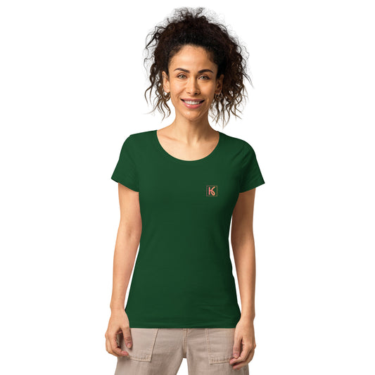 Camiseta básica para mujer Verde