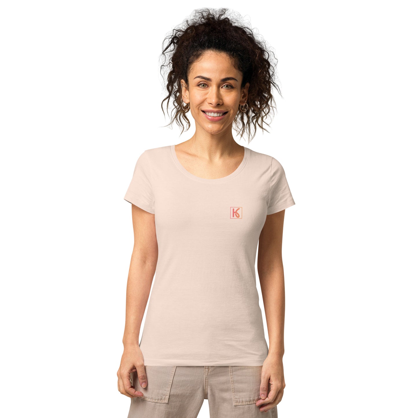 Camiseta básica para mujer Rosa (Kiya)