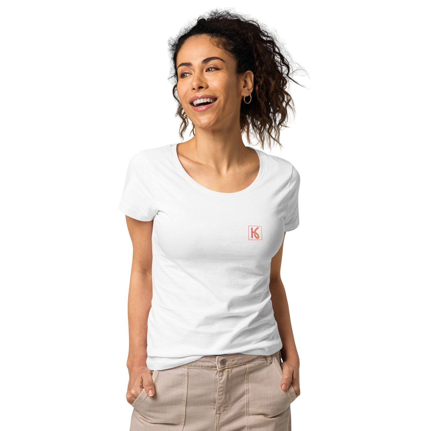 Camiseta básica para mujer Blanca